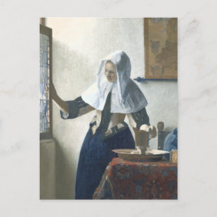 Young Woman with a Water Pitcher Postcard