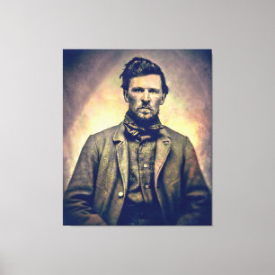 Young Wyatt Earp c. 1870 Canvas Print