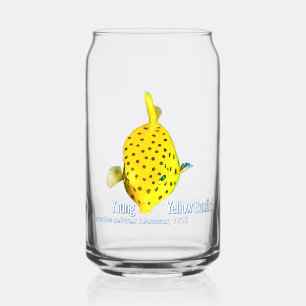 Young Yellow Boxfish Can Glass