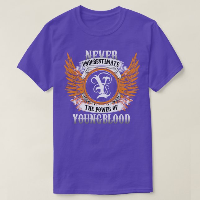 Youngblood Name Shirt Never Underestimate The Powe (Design Front)