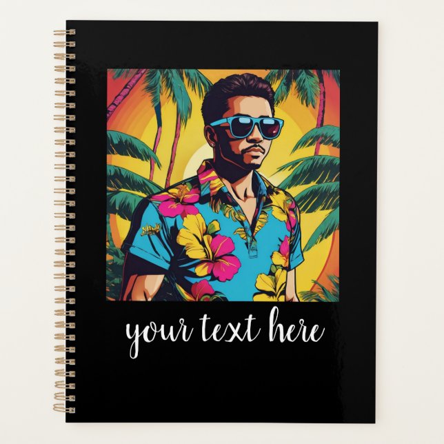 younger hawaian men planner (Front)