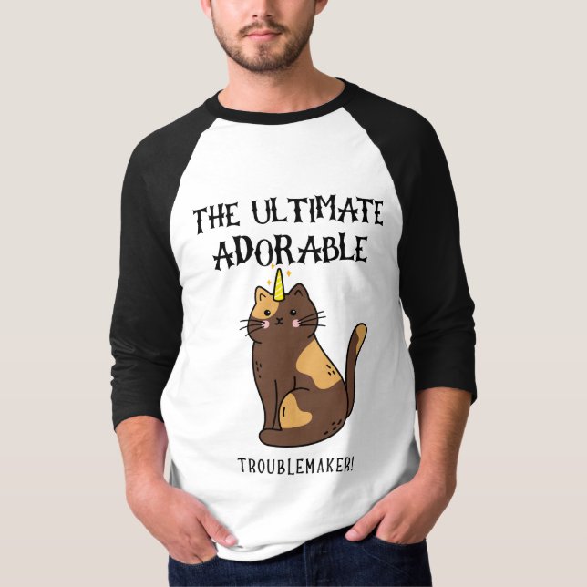 Youngest adorable troublemaker T-Shirt (Front)