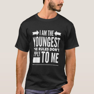 Youngest Brother Sister Sibling Gift Tee