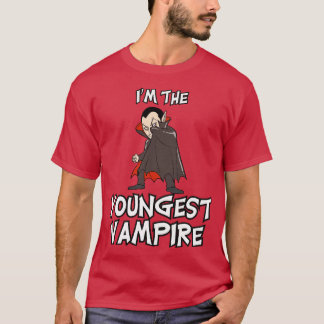 Youngest Vampire Halloween Matching Family Costume T-Shirt