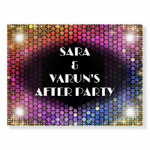 Youngsters Party welcome signs After Party signs