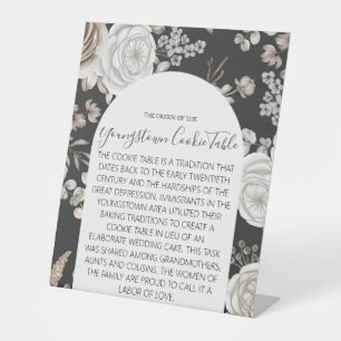 YOUNGSTOWN COOKIE TABLE WEDDING SIGN