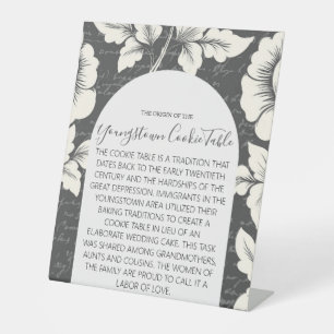 YOUNGSTOWN COOKIE TABLE WEDDING SIGN