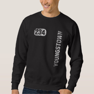 Youngstown Ohio 234 Area Code Vintage Retro Sweatshirt