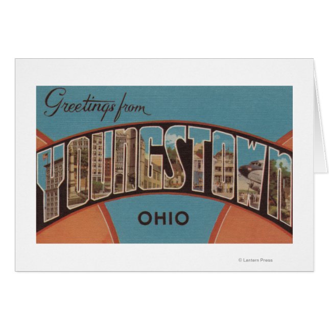 Youngstown, Ohio - Large Letter Scenes (Front Horizontal)