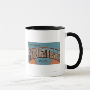 Youngstown, Ohio - Large Letter Scenes Mug