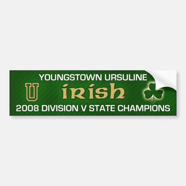 Youngstown Ursuline Bumper Sticker (Front)