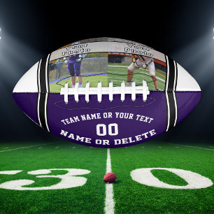 Your 1 or 2 PHOTOS and COLOR Custom Photo Football American Football