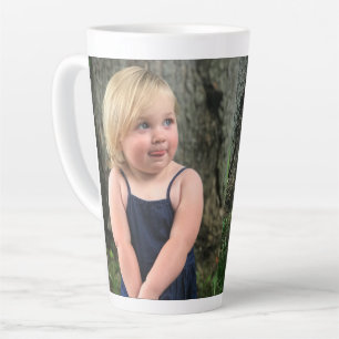 Your 2 Photo Coffee Mugs, 12 or 17 oz Latte Mug