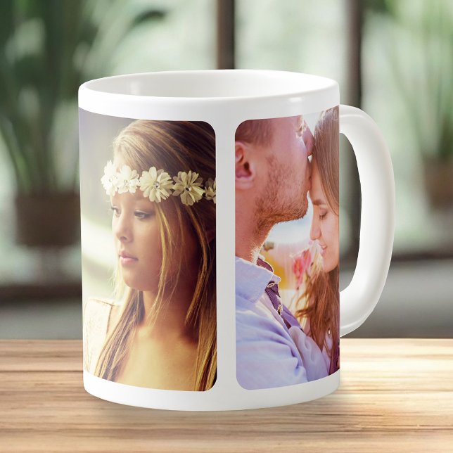 Your 3 Photos Rounded Template Mug (Creator Uploaded)