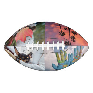 YOUR 4 PHOTOS custom football American Football