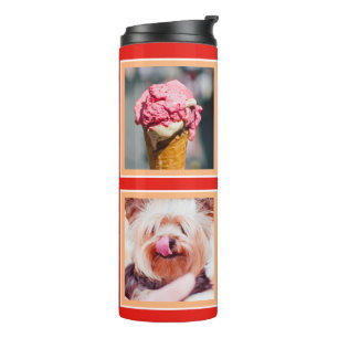 YOUR 4 PHOTOS custom tumbler