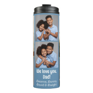 Your 6 Photos & Text Thermal Tumbler