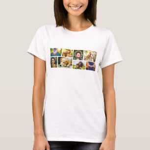 Your 8 Photos Rounded T-Shirt