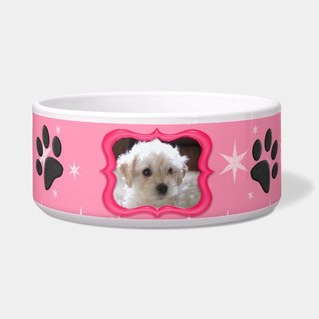 Your A Star Dog Dish - Customise Photo (Front)