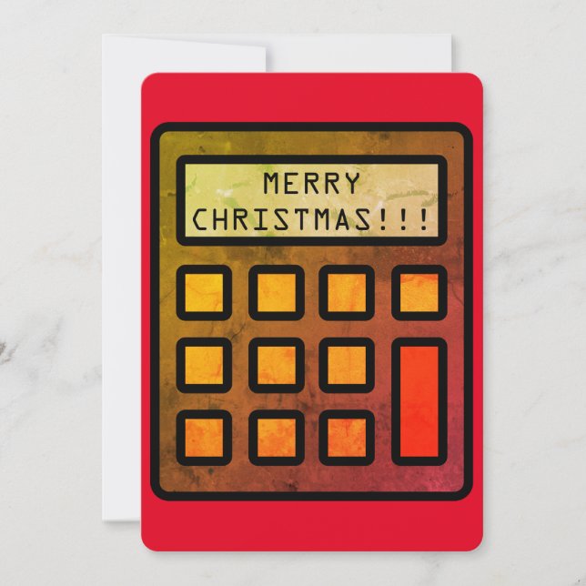 Your Accountant Wishes You... Merry Christmas! Holiday Card (Front)
