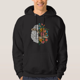 Your Anxiety Is A Lying Brain Flower Mental Health Hoodie