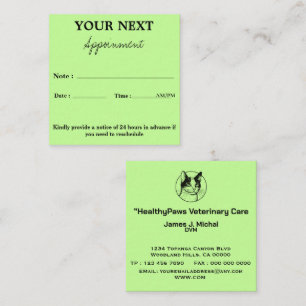 Your Appointment for Tail-Wagging Moments Card