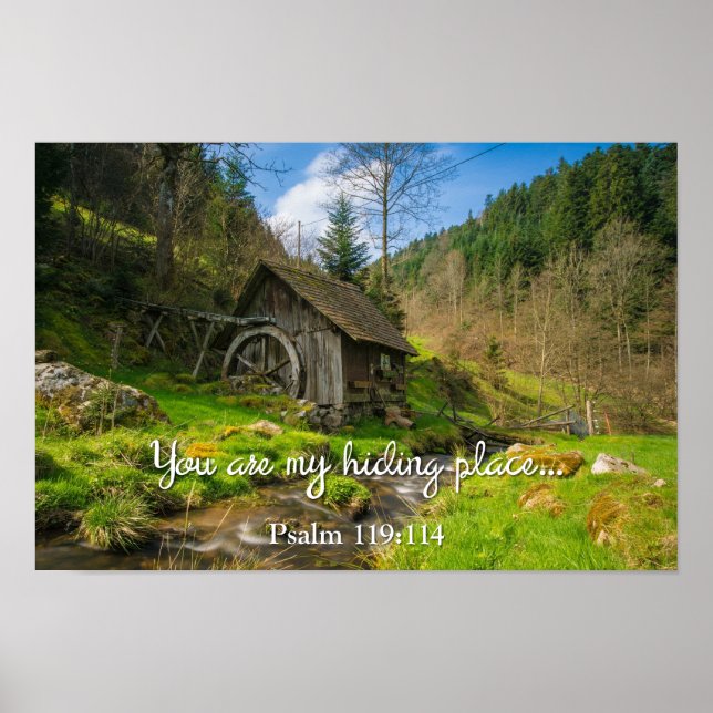 Your Are My Hiding Place Poster (Front)