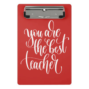 Your Are The Best Teacher Mini Clipboard