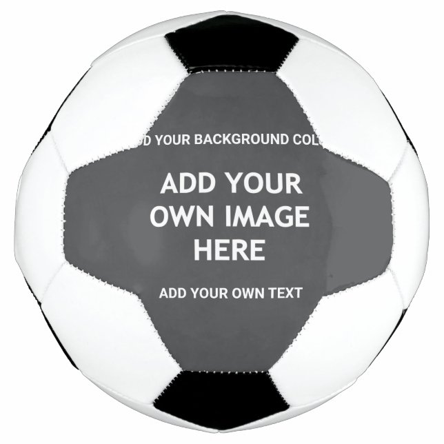 Your background colour, your image, your own text football (Front)