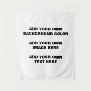 Your background colour, your image, your own text tapestry