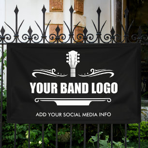 Your Band Logo - Choose Your Background Color Banner