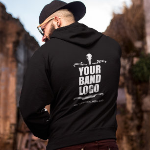 Your Band Logo - Choose Your Colour Zip Hoodie