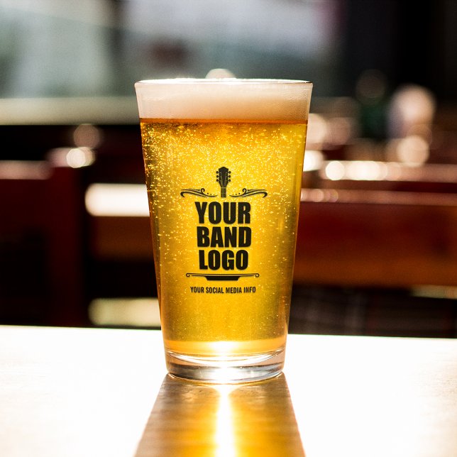 Your Band Logo Glass (Customize to add Your Band info.)