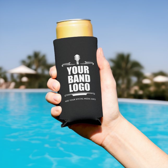 Your Band Logo Seltzer Can Cooler (In Situ Pool)
