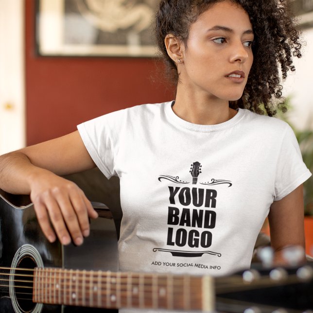 Your Band Logo Womens T-Shirt (Choose from a variety of colors, styles and sizes.)