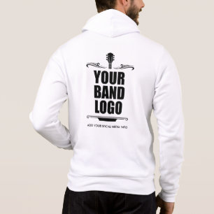 Your Band Logo Zip Hoodie