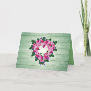 Your beautiful heart thank you card