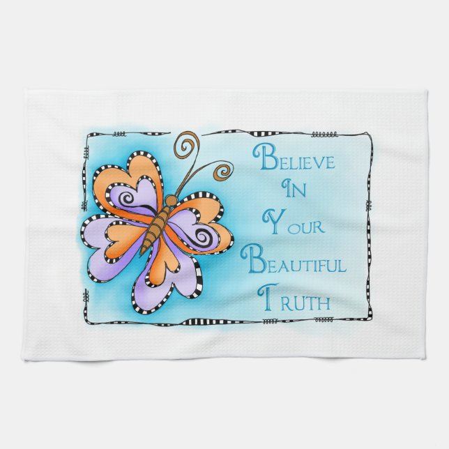 Your Beautiful Truth Tea Towel (Horizontal)