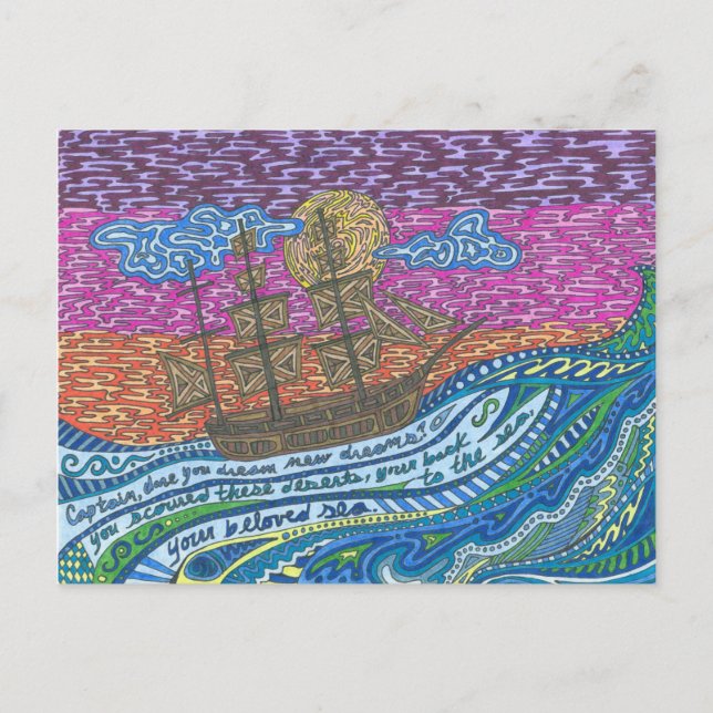 Your Beloved Sea PostCard (Front)