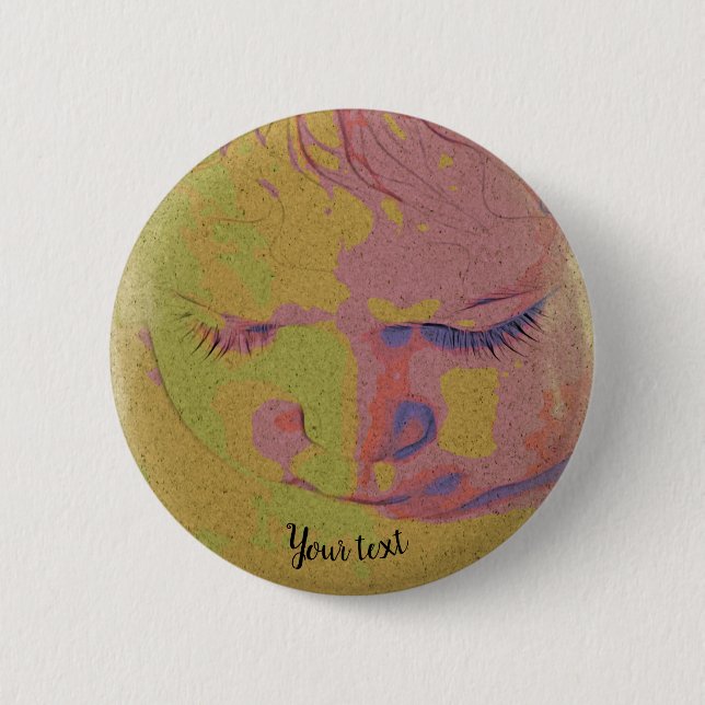 Your best memories 6 cm round badge (Front)