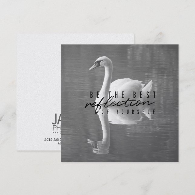 YOUR BEST REFLECTION 5.25 x 5.25 card (Front/Back)