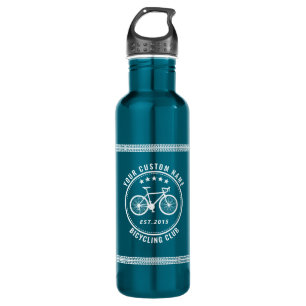 Your Bike Club or Location Name Custom Aqua 710 Ml Water Bottle