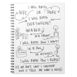 Your Birth Your Way Spiral Notebook