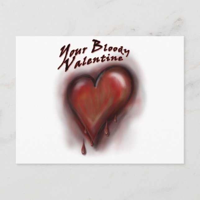 Your Bloody Valentine Holiday Postcard (Front)