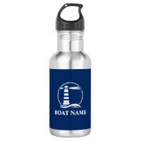 Your Boat Name with Nautical Lighthouse