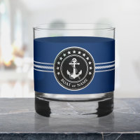 Your Boat or Name Nautical Anchor Rope Stars