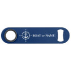 Your Boat or Name Nautical Compass Anchor Navy