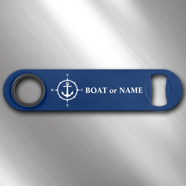 Your Boat or Name Nautical Compass Anchor Navy (Creator Uploaded)