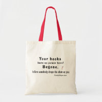 Your Books Have no Power -W/blood Drops Bag