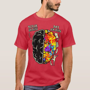Your Brain My Brain ADHD Awareness Orange Ribbon G T-Shirt